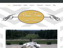 Tablet Screenshot of abouttimerentals.com
